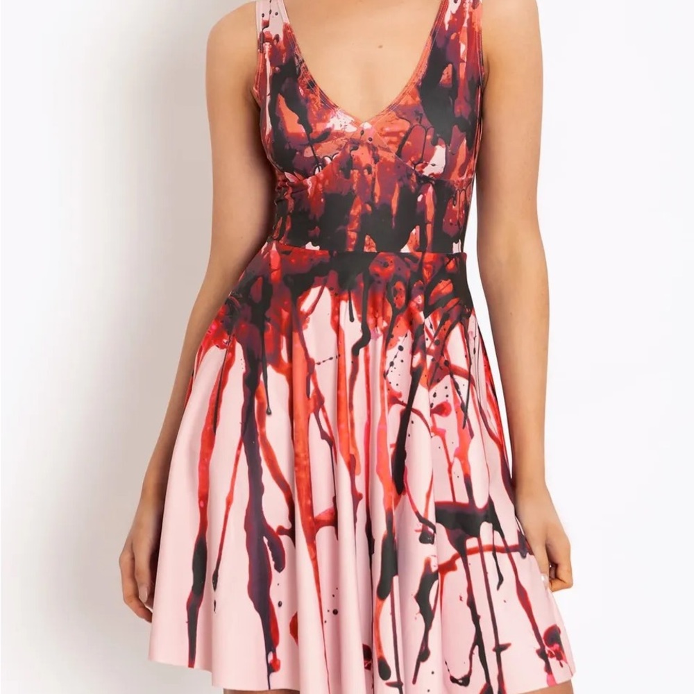 Blackmilk “BLOODY PROM QUEEN LONGLINE MARILYN DRESS” Size Medium M NWT